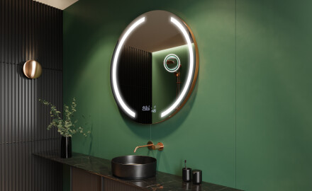 Runder Badspiegel mit LED Beleuchtung L97